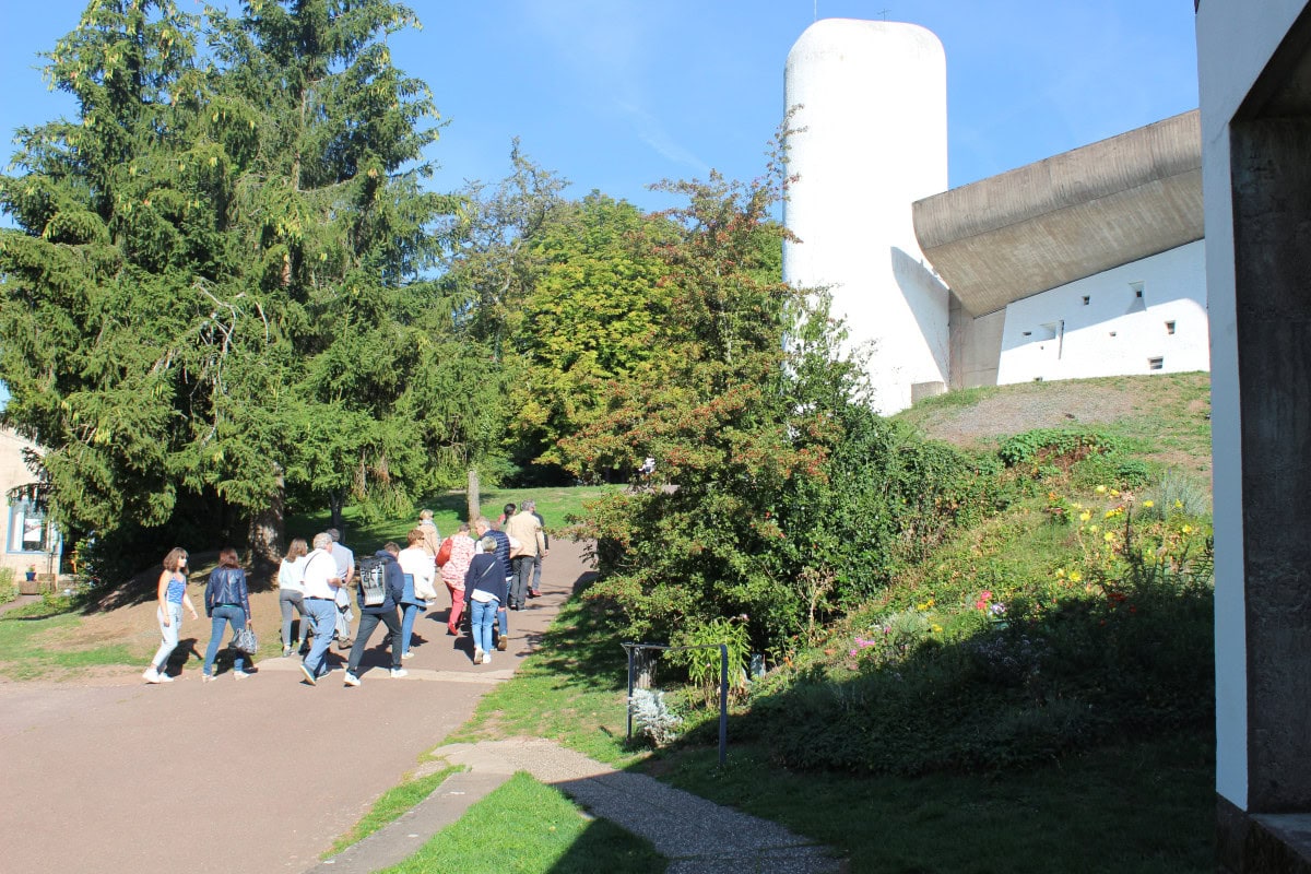 Visite guidée de la chapelle Notre-Dame du Haut à Ronhamp