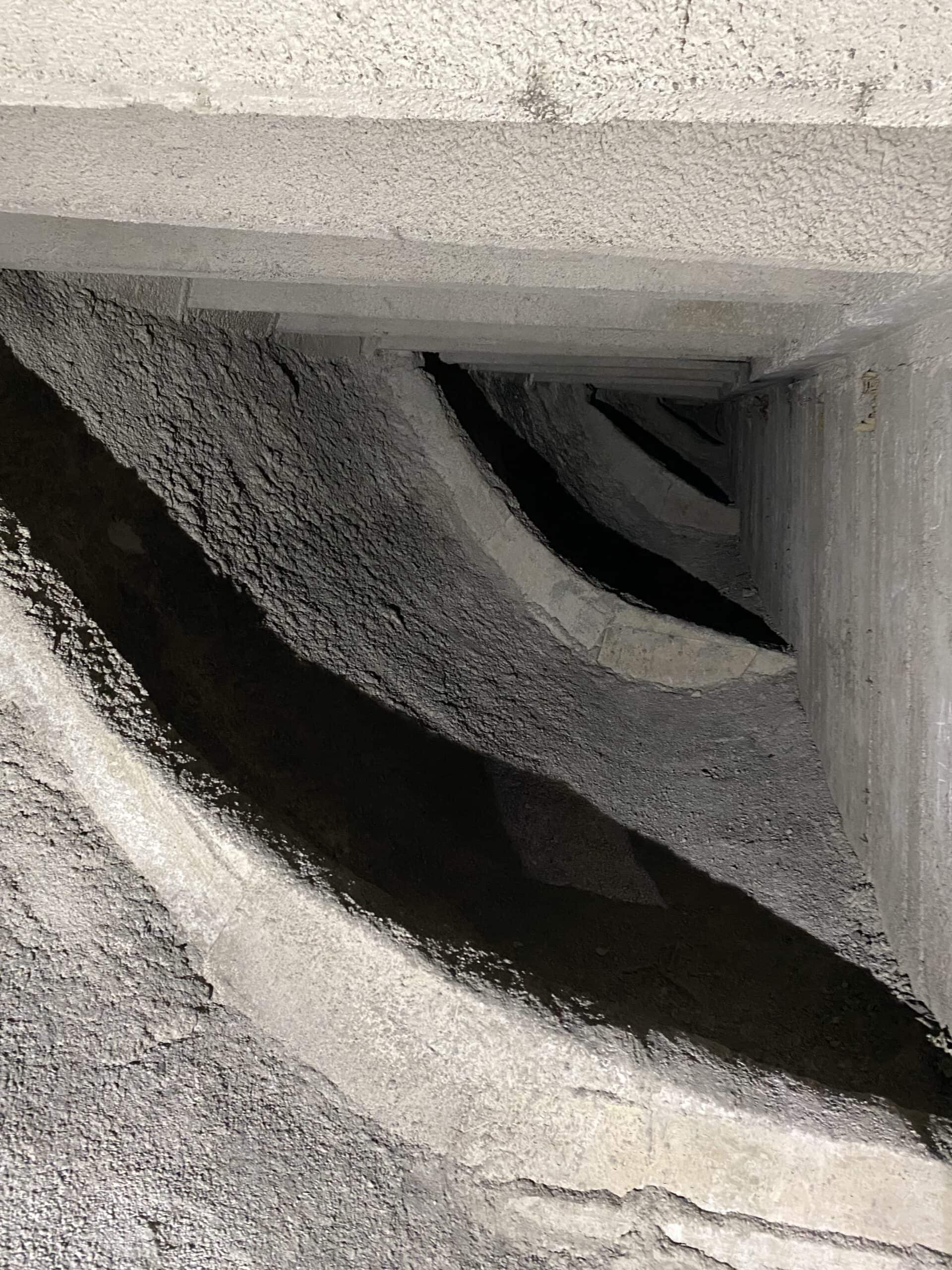 Intérieur de la coque de la chapelle