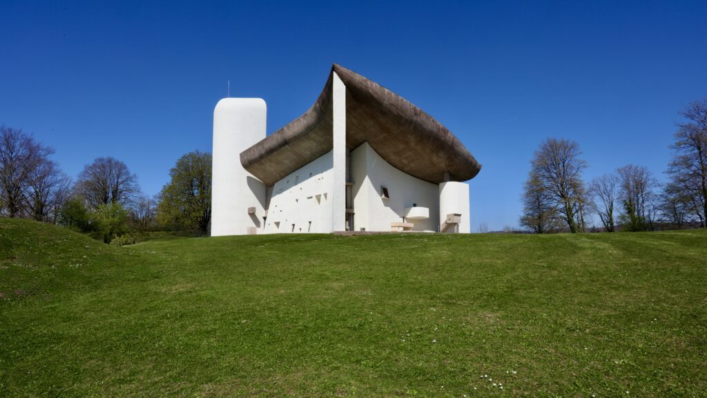 La chapelle Notre-Dame du haut à Ronchamp