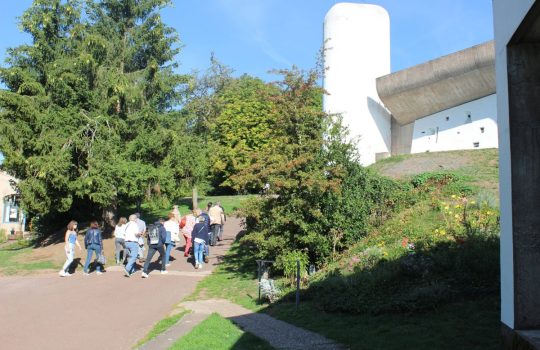 Visite guidée de la chapelle Notre-Dame du Haut à Ronhamp