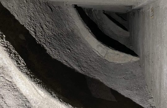 Intérieur de la coque de la chapelle